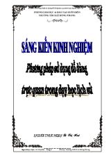 Đề tài Phương pháp sử dụng đồ dùng trực quan trong dạy học lịch sử